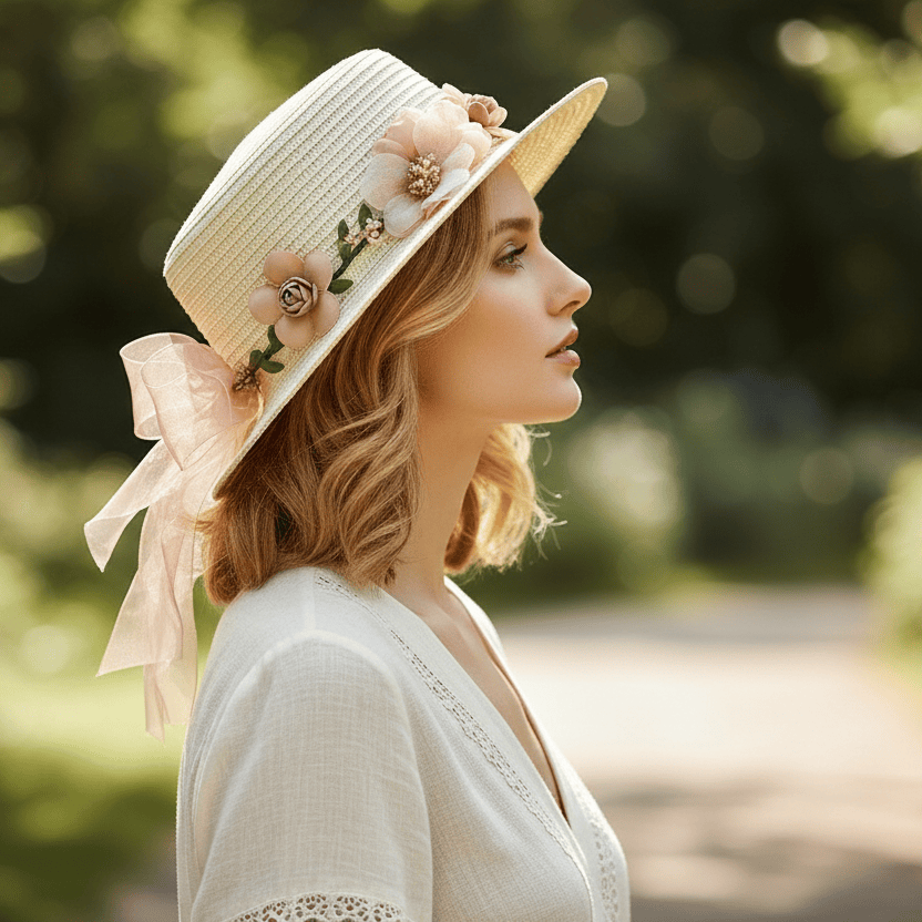 Chapeau de Paille à Fleur