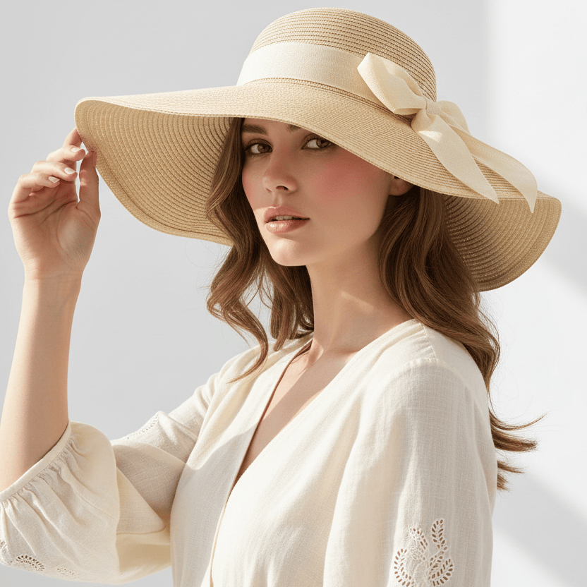 Chapeau de Paille à Larges Bords