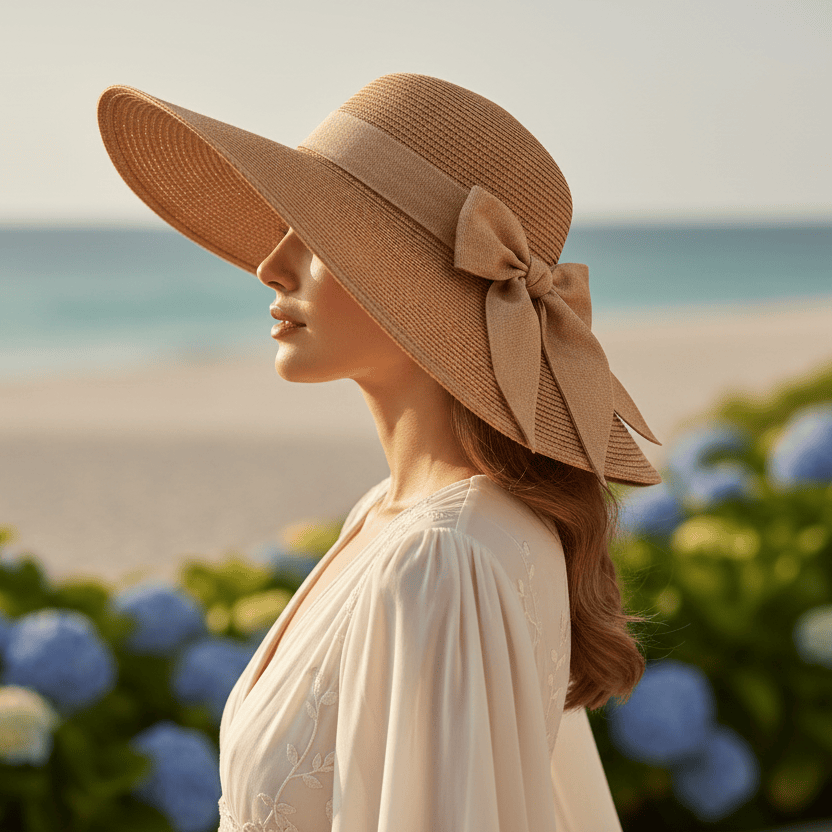 Chapeau de Paille à Larges Bords