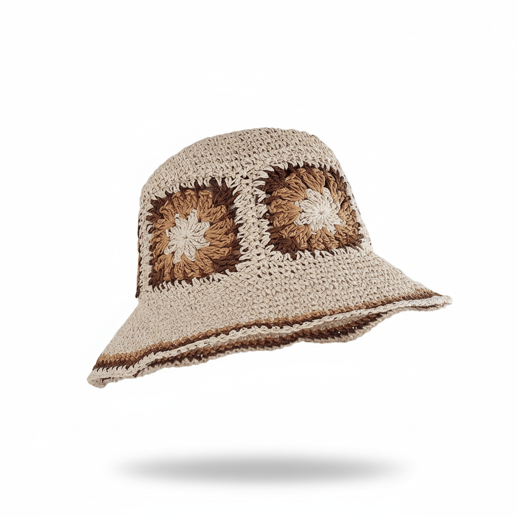 Chapeau de Paille Bob Fleur