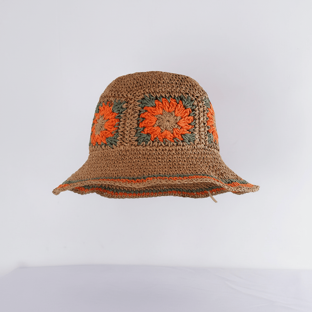 Chapeau de Paille Bob Fleur