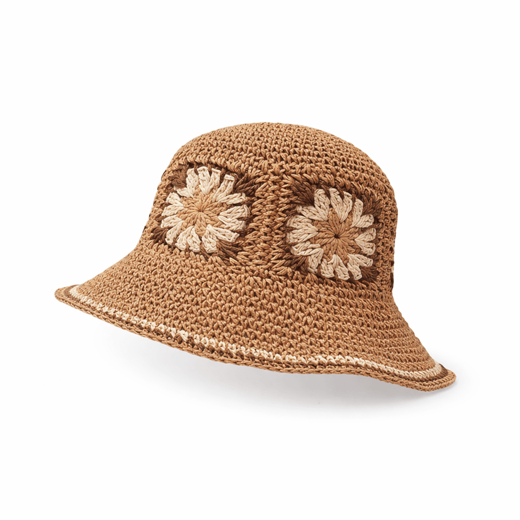 Chapeau de Paille Bob Fleur