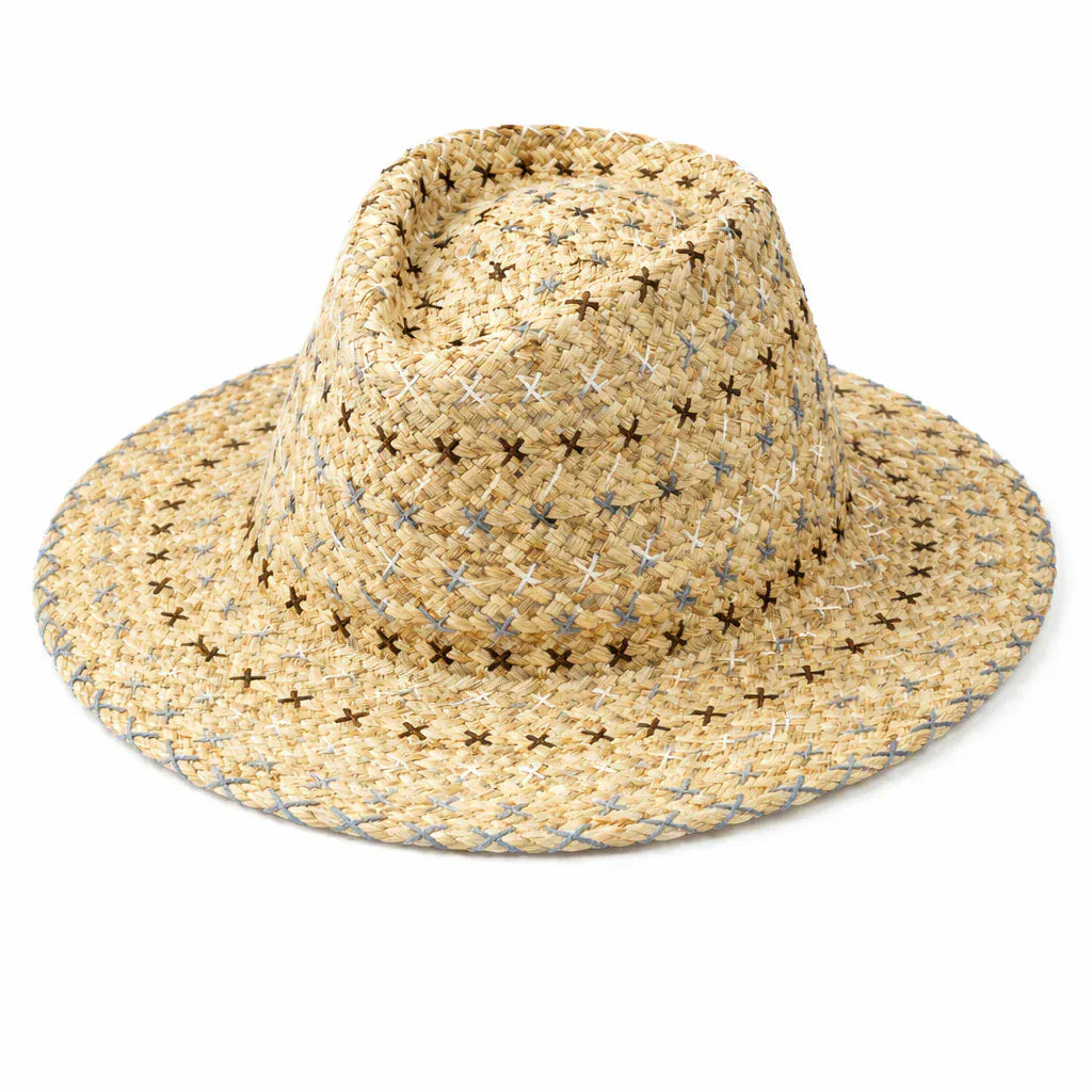 Chapeau de Paille Brodé Authentique