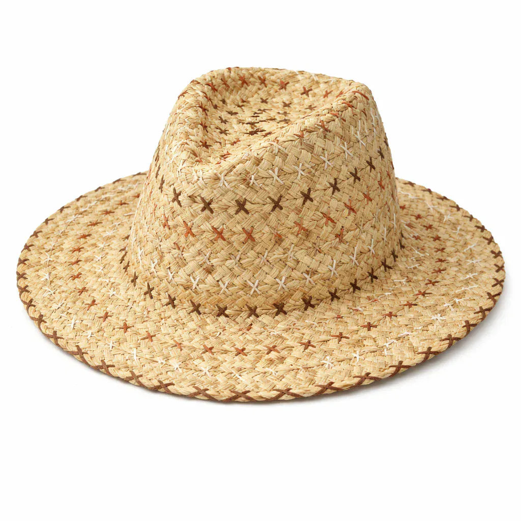 Chapeau de Paille Brodé Authentique