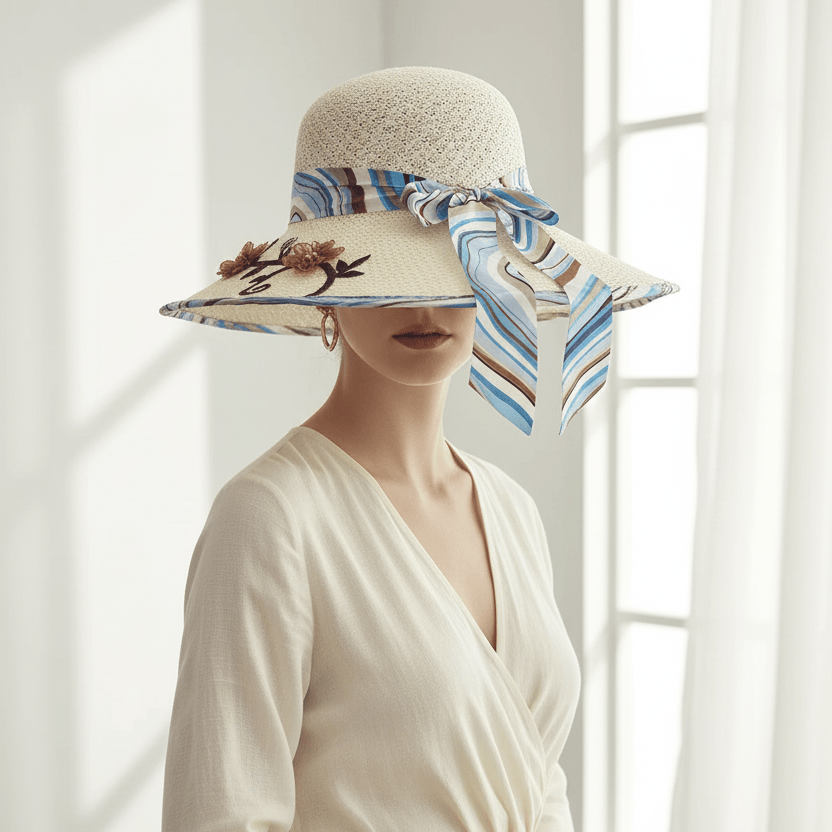 Chapeau de Paille Chic Femme