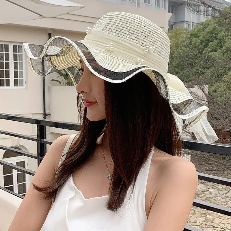 Chapeau de Paille Femme à vague