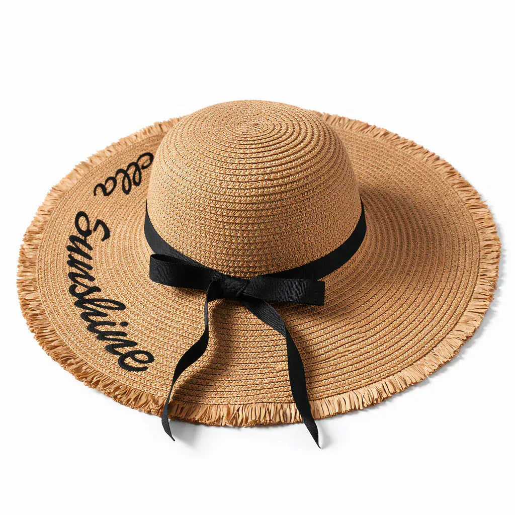 Chapeau de Paille Femme Pliable