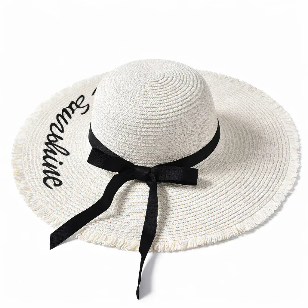 Chapeau de Paille Femme Pliable