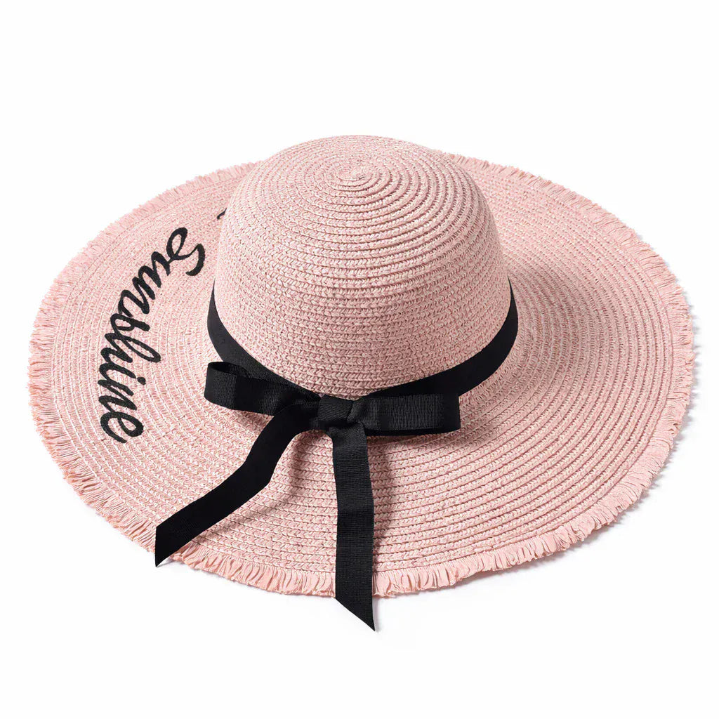Chapeau de Paille Femme Pliable