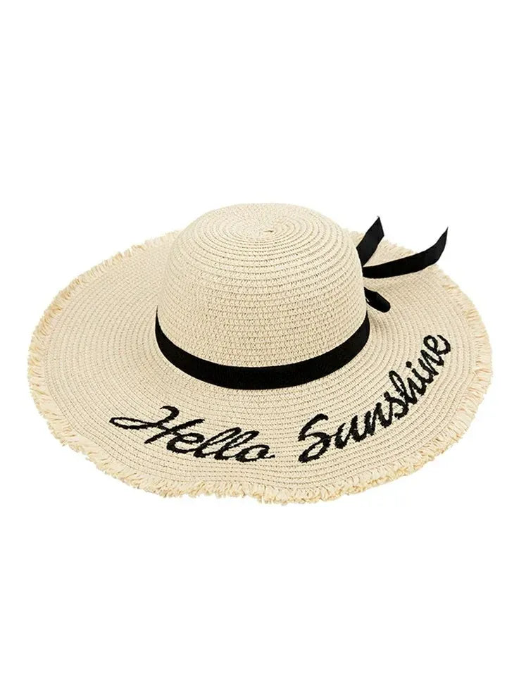 Chapeau de Paille Femme Pliable