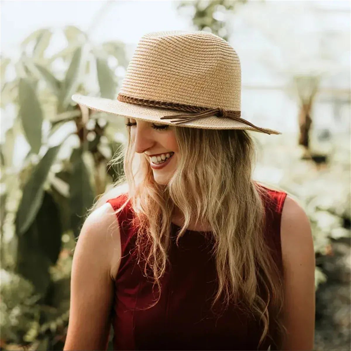 Chapeau de Paille Pliable