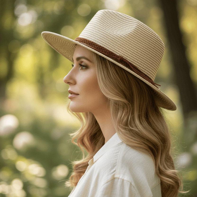 Chapeau de Paille Pliable Confort