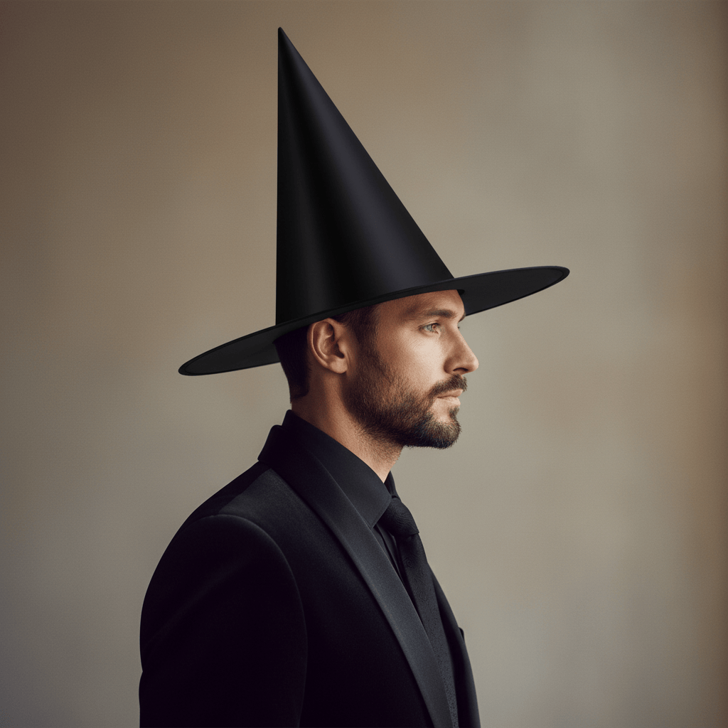 Chapeau de Sorcière Noir