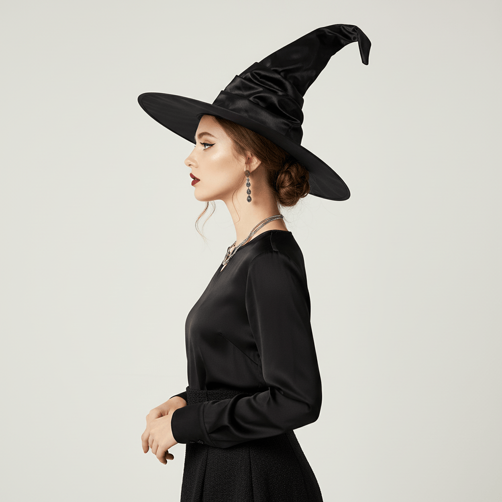 Chapeau de Sorcière Pointu