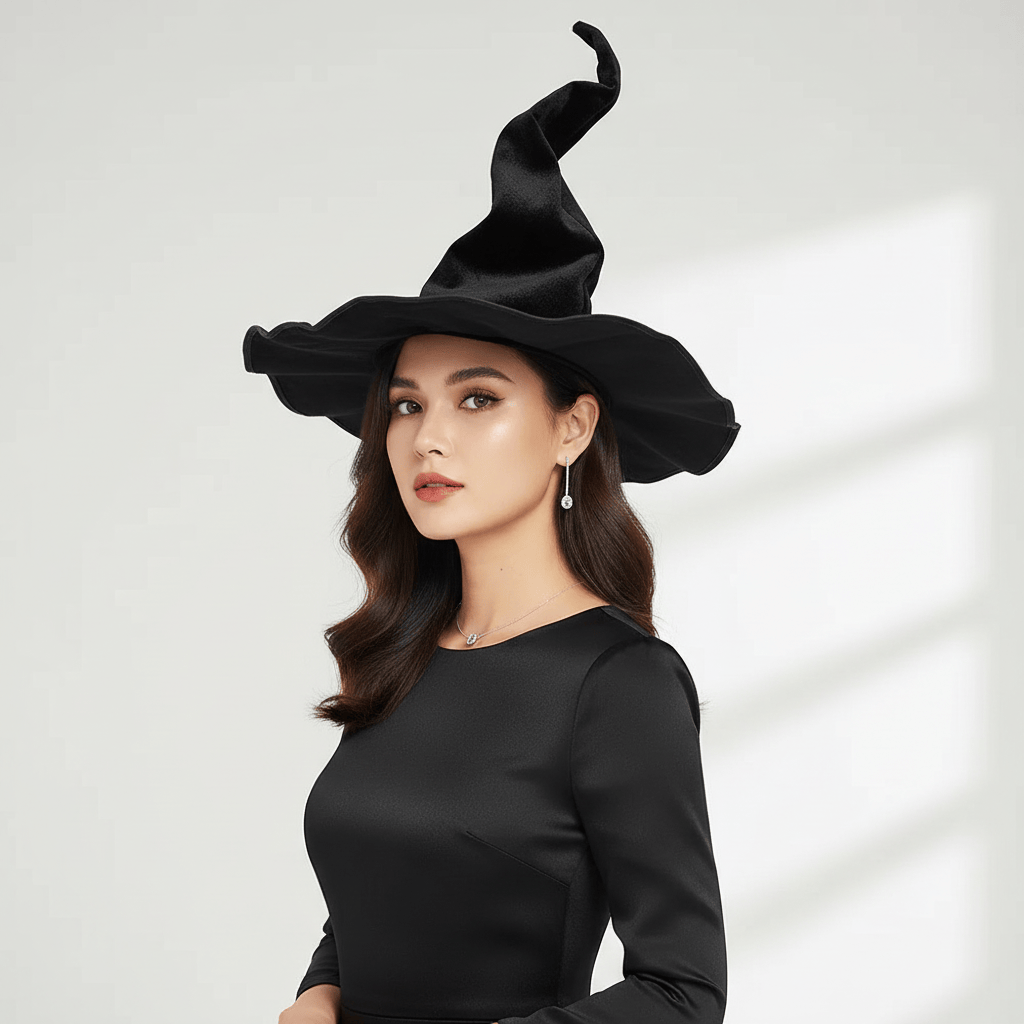 Chapeau de Sorcière Pointu Noir
