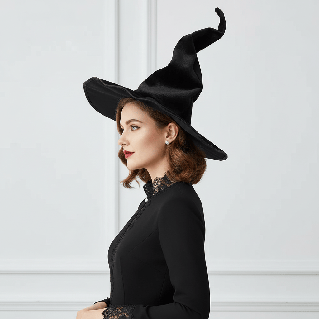 Chapeau de Sorcière Pointu Noir