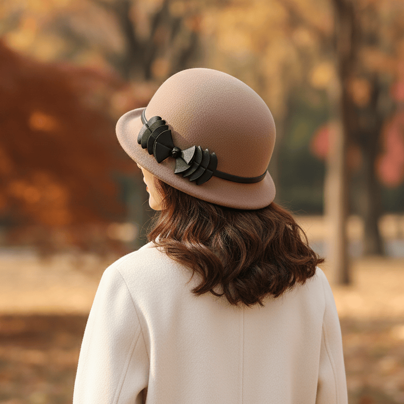 Chapeau en Laine Cloche Melon
