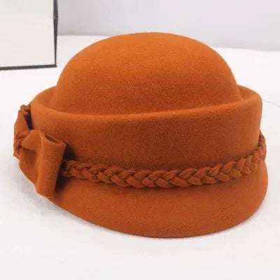 Chapeau en Laine Melon Cloche Femme