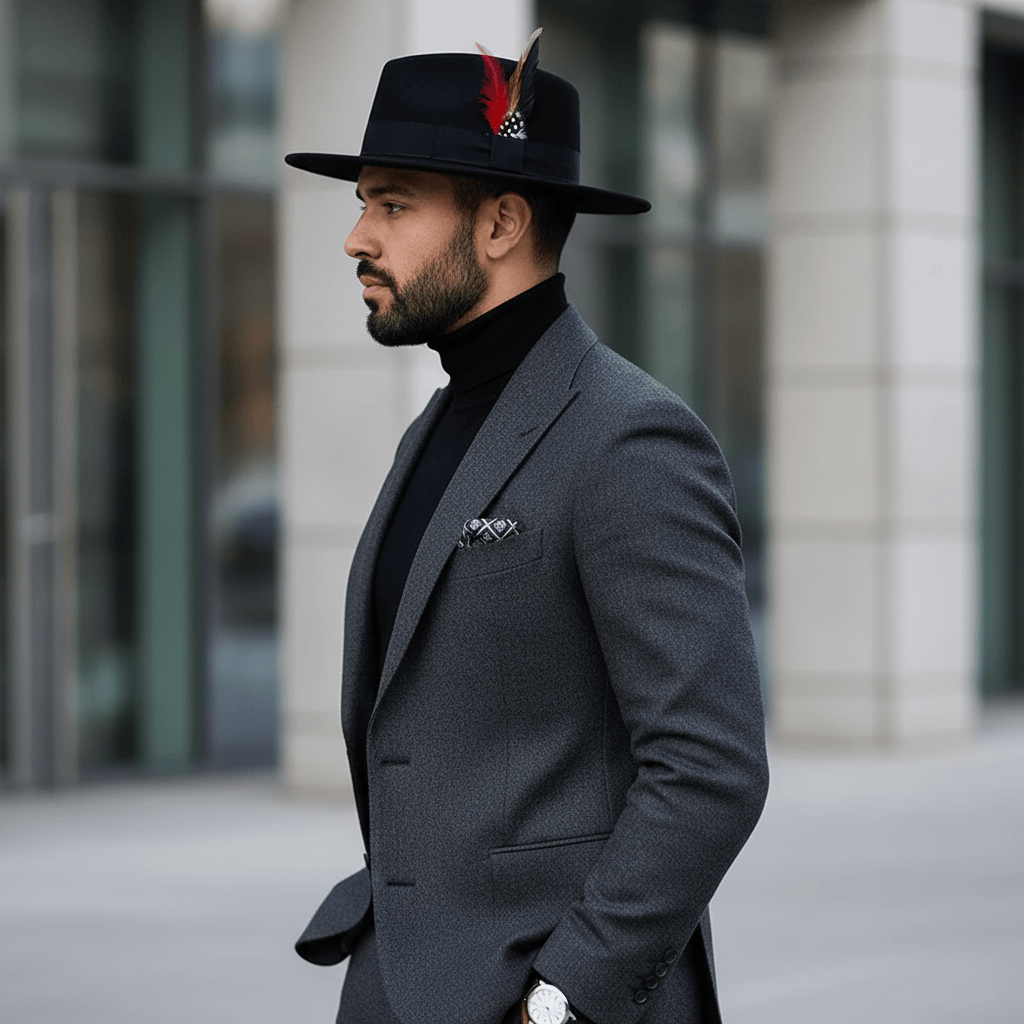 Chapeau Fedora Coton à Plume