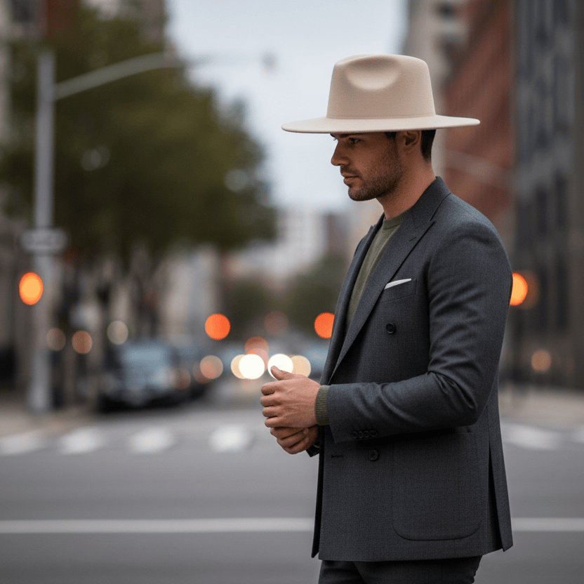 Chapeau Fedora Coton Mixte