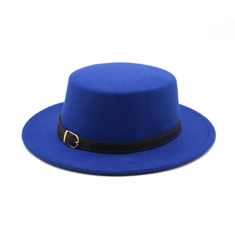 Chapeau Fedora Plat Classique Chic