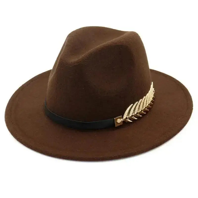 Chapeau Fedora Style Plume