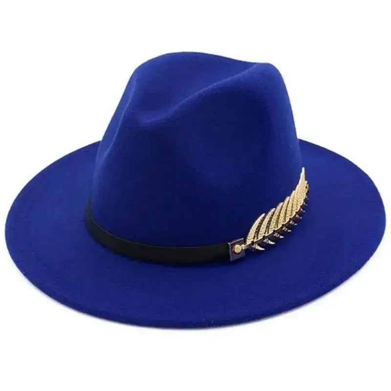 Chapeau Fedora Style Plume