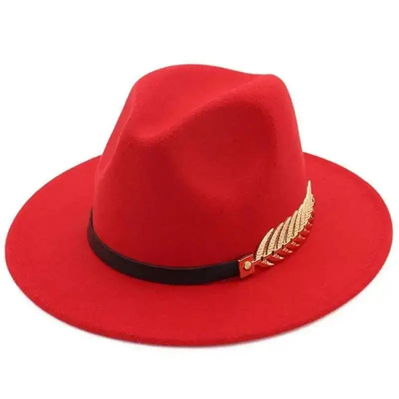 Chapeau Fedora Style Plume