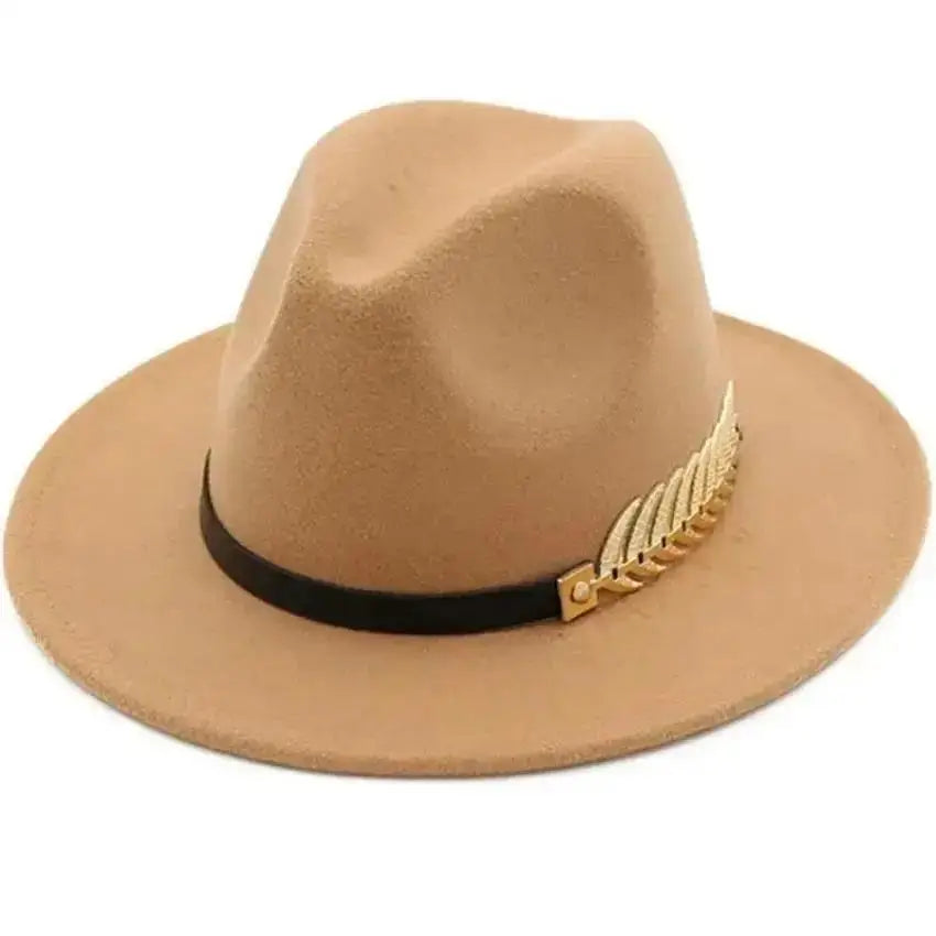 Chapeau Fedora Style Plume
