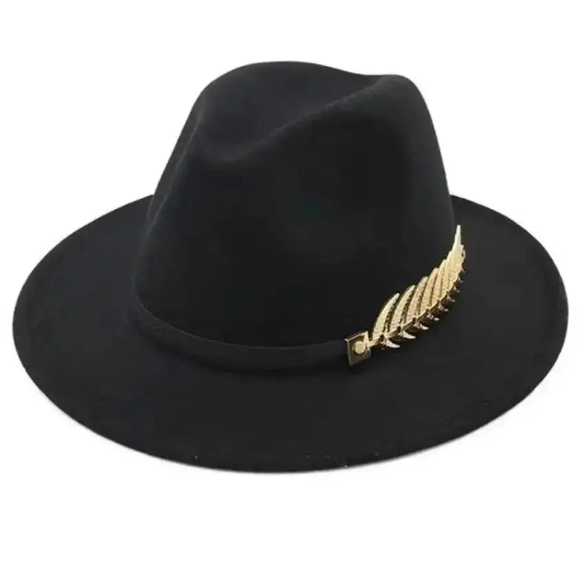 Chapeau Fedora Style Plume