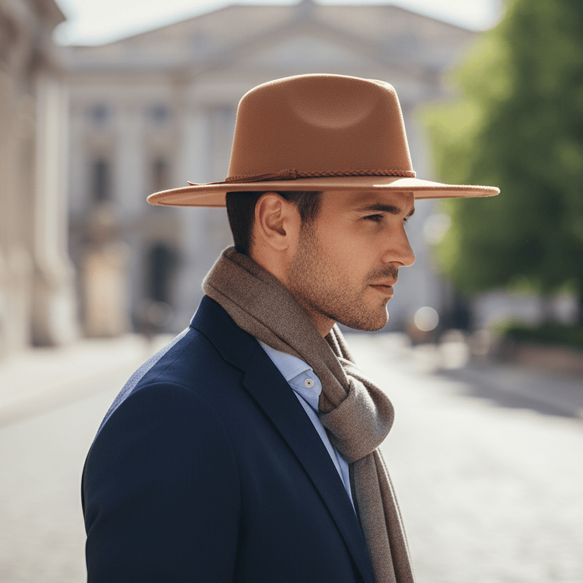 Chapeau Fedora Suede Classique