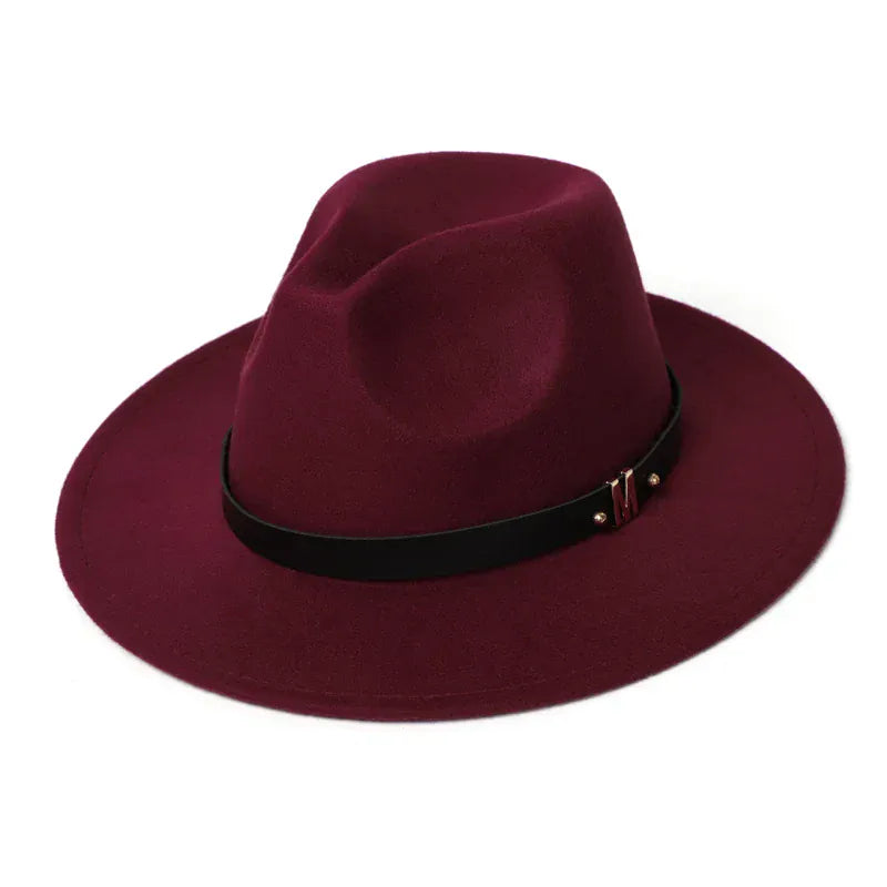 Chapeau Fedora Suede Simple Chic