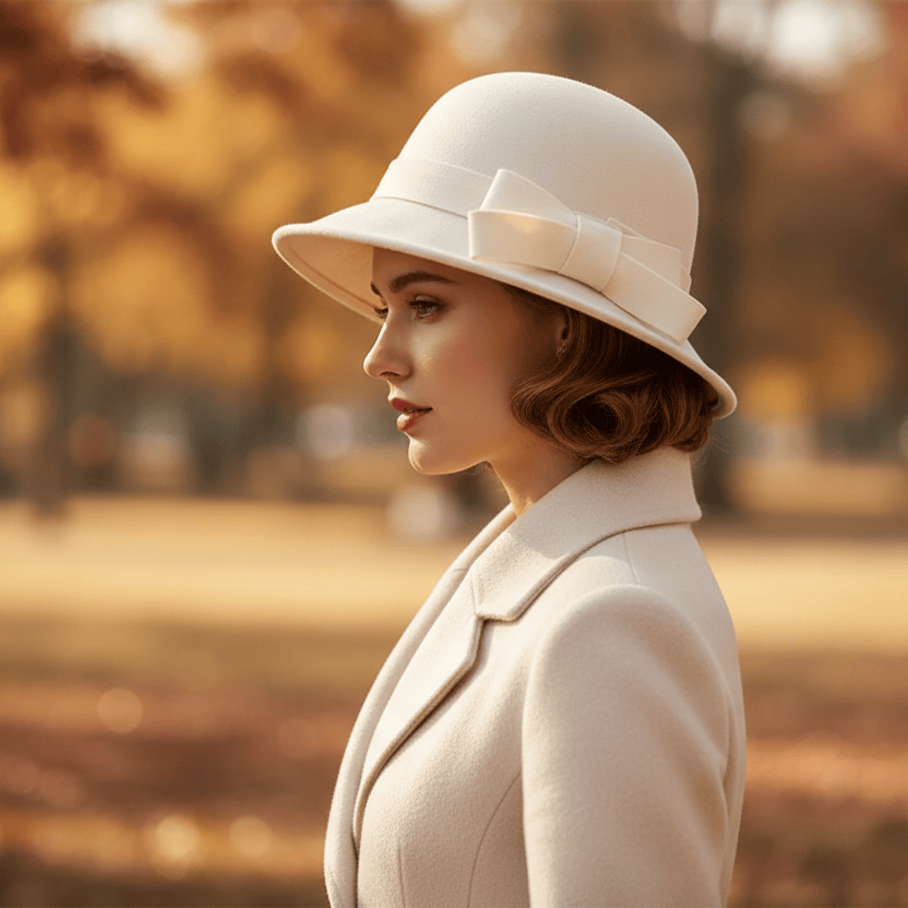 Chapeau Melon Cloche Femme Charme Chic