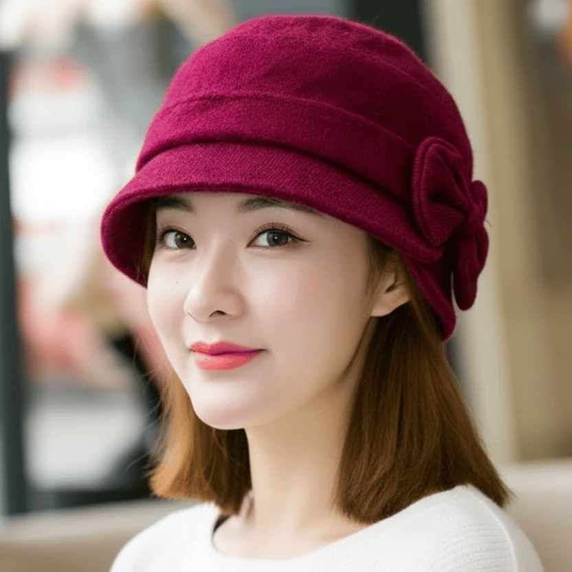 Chapeau Melon Cloche Femme Hiver