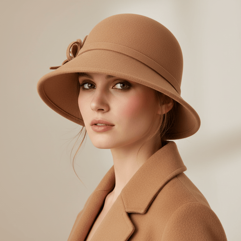 Chapeau Melon Cloche Femme Style British