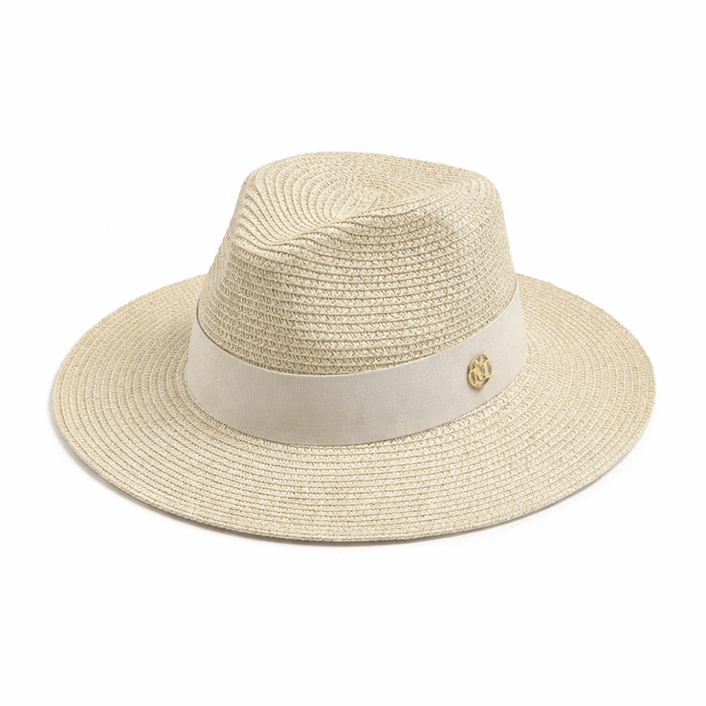 Chapeau Panama Classique Bande Contrastée