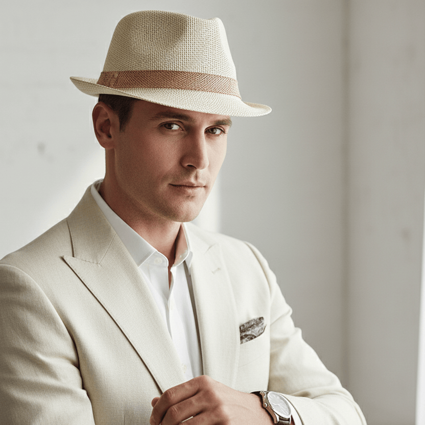 Chapeau Panama Homme Classique Soleil