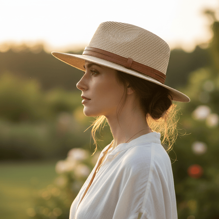 Chapeau Panama Large Bord