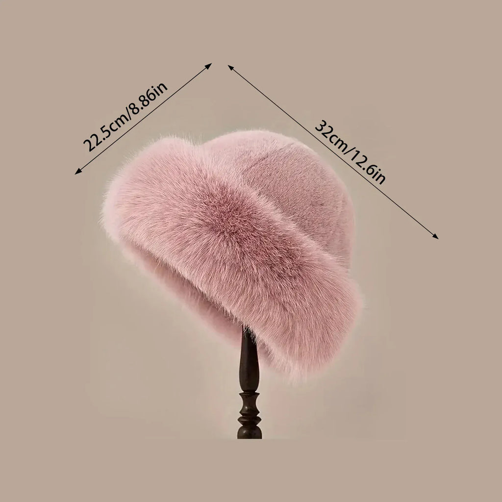 Chapka en fourrure Bonnet femme
