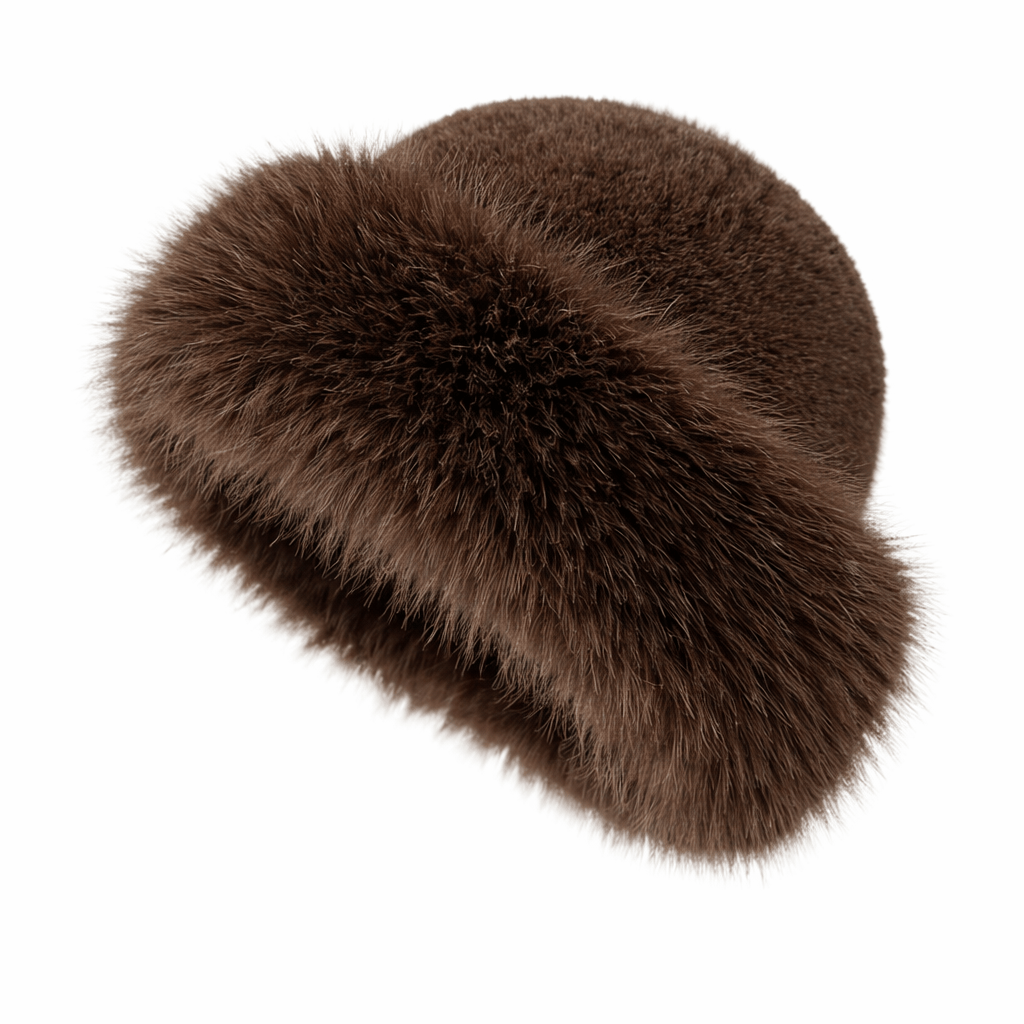 Chapka en fourrure Bonnet femme