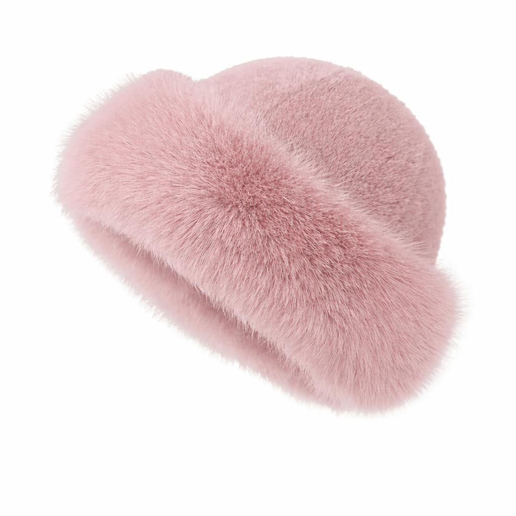 Chapka en fourrure Bonnet femme