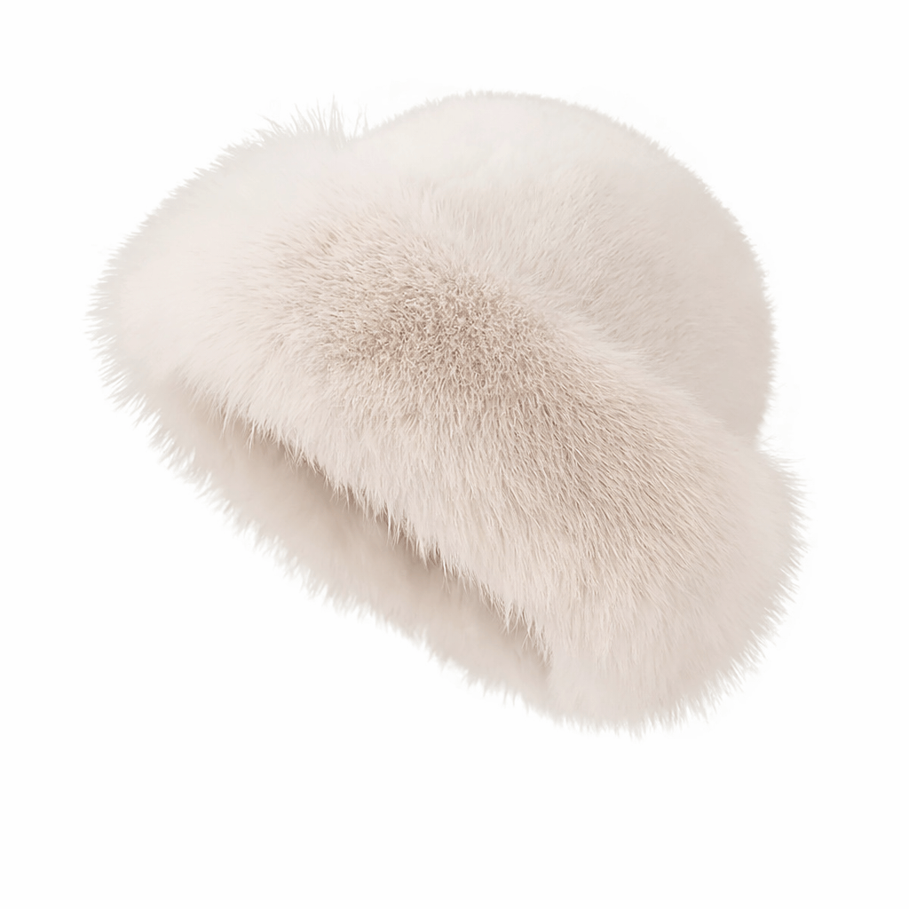Chapka en fourrure Bonnet femme